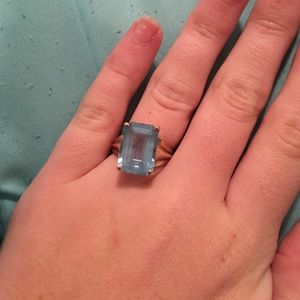 10K Gold Topaz Ring