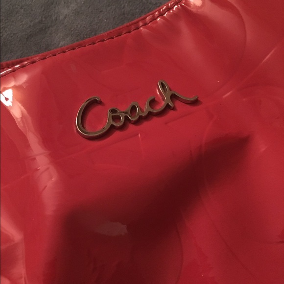 Sold! Coach Shiny Large Bag - Picture 3 of 4