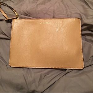Calvin Klein large wristlet clutch