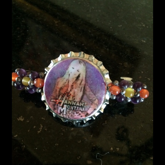 Hannah Montana bottle cap hair Barret