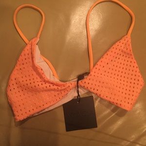 Acacia Bikini: Napali Top Loquat Mesh/ Med/NEW