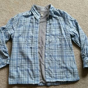 Fleece lined flannel