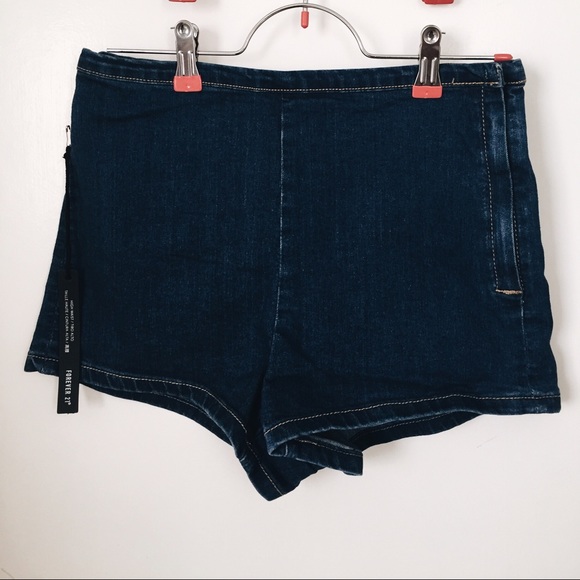 F21 High Waist Jean Short