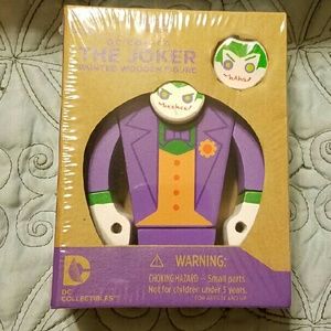 NIB Exclusive The Joker Wooden Figure