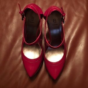 Bakers Red Patent heels