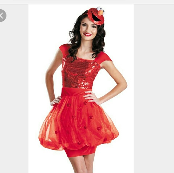 Elmo Glam Adult Costume Halloween - Picture 1 of 7