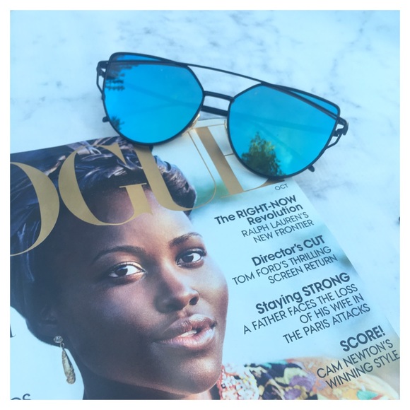 New Arrival- Cat Eye Mirrored Sunglasses - Picture 2 of 4