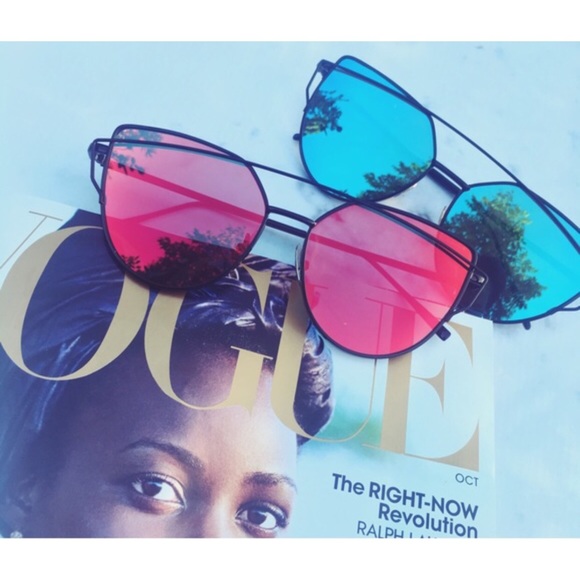New Arrival- Cat Eye Mirrored Sunglasses - Picture 4 of 4