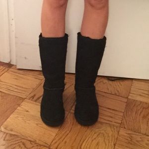 Women Size 6 Tall Classic Black Ugg Boots