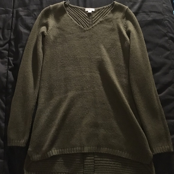 sweater with detailed back