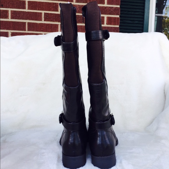 Yuu Shoes Yuu Ripple Dark Brown Riding Boots Poshmark
