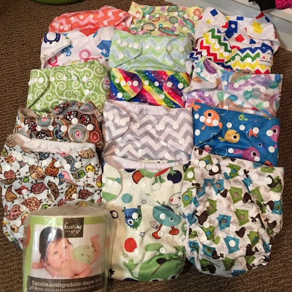 15 Alva baby pocket diapers NEW