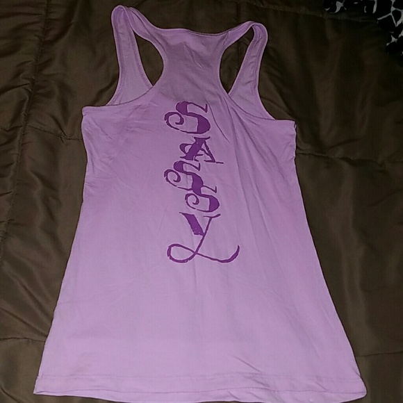 The Fitness Tee Co. Racerback Tank Size Large