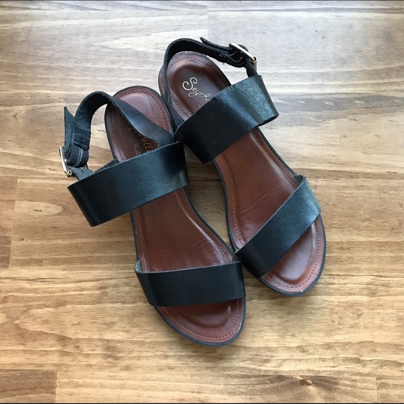 Seychelles sandals black Clearance