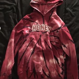 honey tie dye hoodie