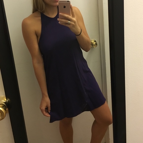 Alice & Olivia halter mini dress
