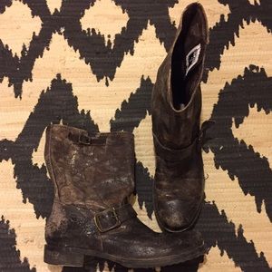 Frye Distressed Veronica Boots