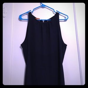 Tory Burch sleeveless shift dress in navy • sz med