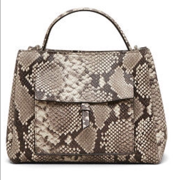 NWOT Kenneth Cole LEATHER TOP HANDLE CROSSBODY - Picture 2 of 4