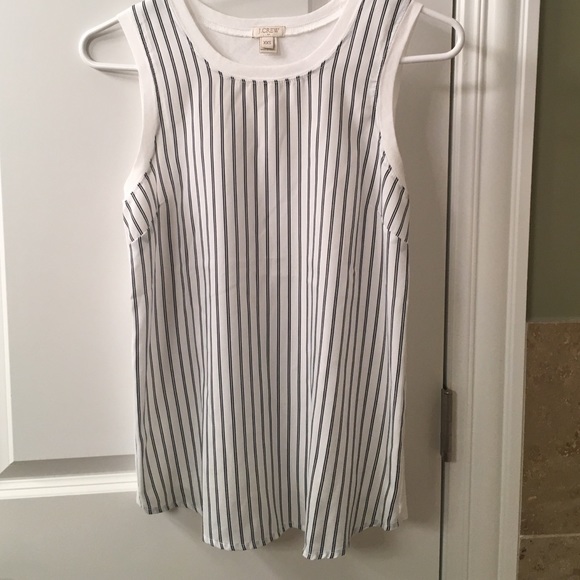 Black pin striped tank from J. crew.