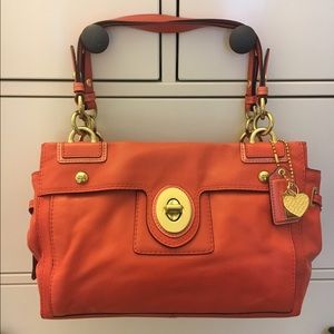 Leather Coach Peyton Caryall Melon