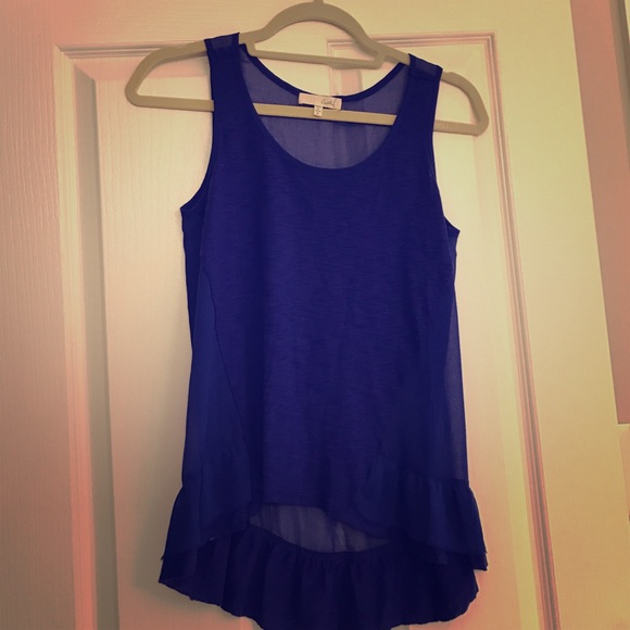 Peplum tank