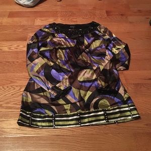 Printed Nicole Miller dress