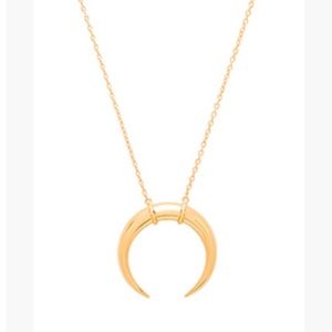 Gorjana Cayne Crescent Pendant Necklace