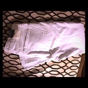 Brand NWT JBrand GiGi Cropped a White Jeans