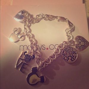 Mickey/Minnie mouse charm bracelet