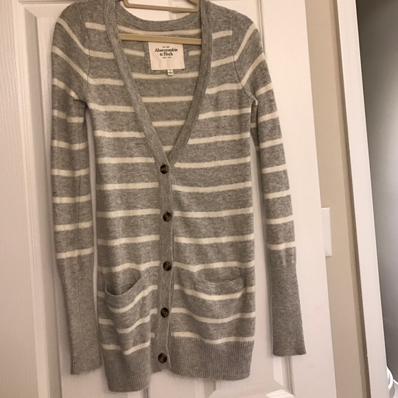 Long sleeved button up long cardigan