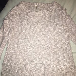 cream sweater