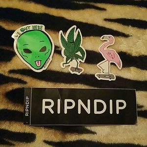 Rip and dip stickers
