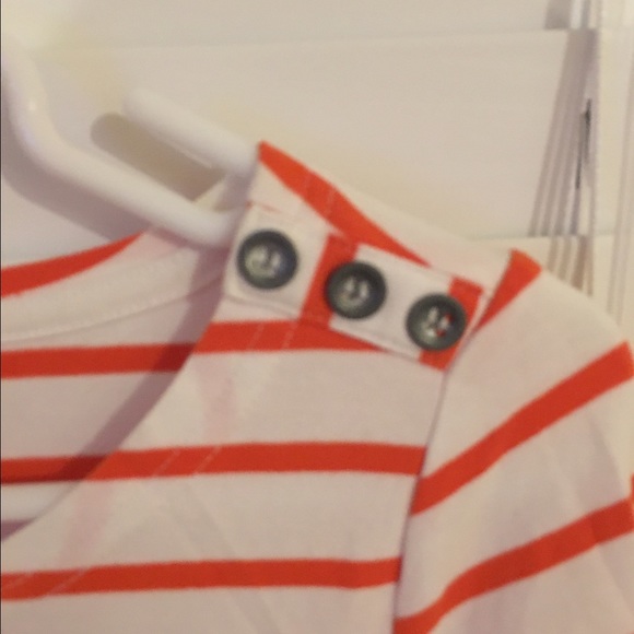 Orange stripe stretch top! - Picture 2 of 4