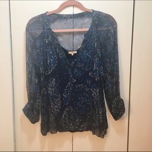 Joie Silk Top in Blue