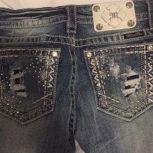 Miss me size 26 straight leg jeans