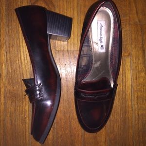 American Eagle Loafer Heels