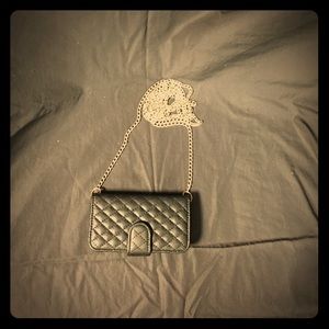 iPhone 4/4s "clutch case" quilted black leather 3'