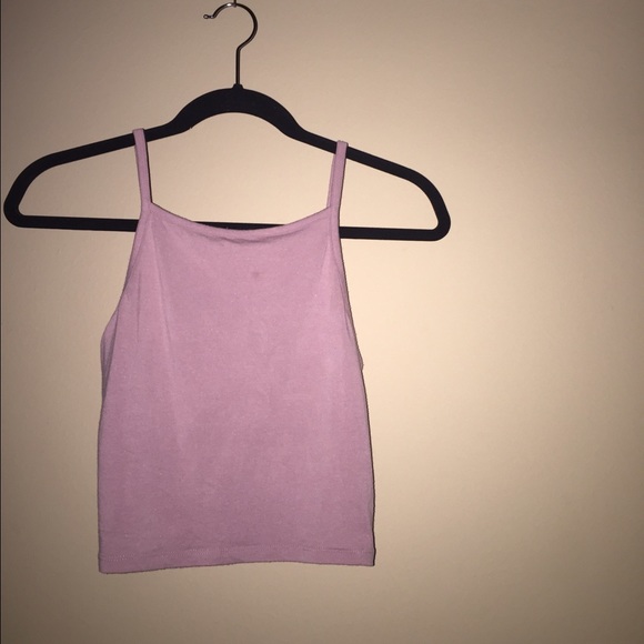 Mauve brandy melville halter top