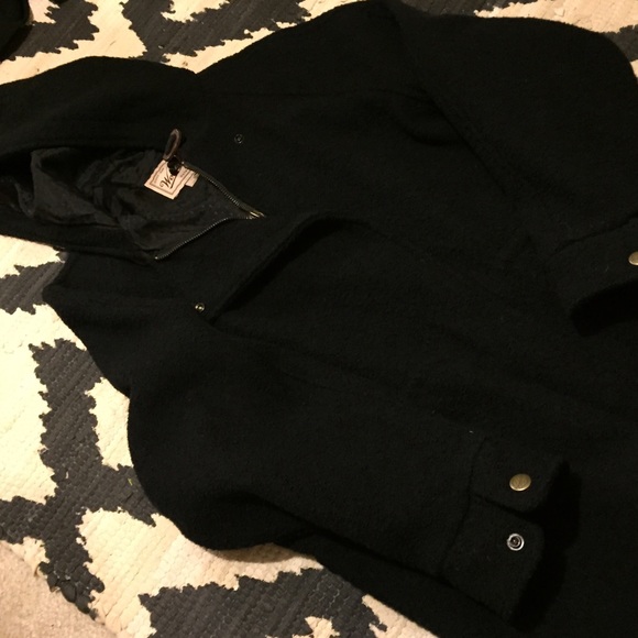 Woolrich Black Winter Coat