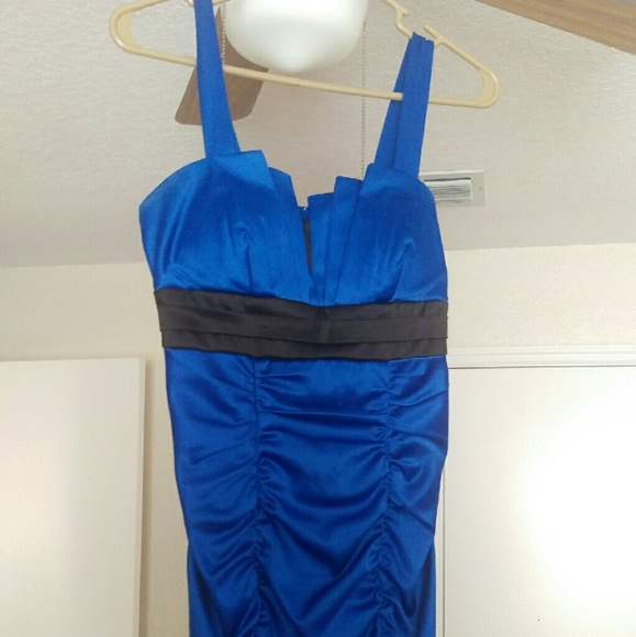 Blue dress