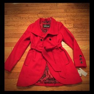 Gorgeous Double Breasted Belted Wool Coat!