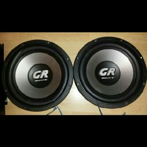 2 12" gravity subwoofers