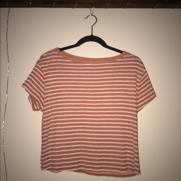 BDG striped, slightly cropped tee