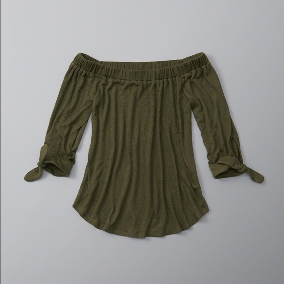 Abercrombie Off Shoulder Knit Top - NWT