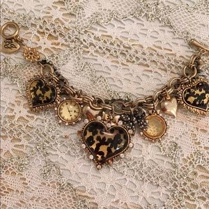 Vintage rare Betsey Johnson charm bracelet