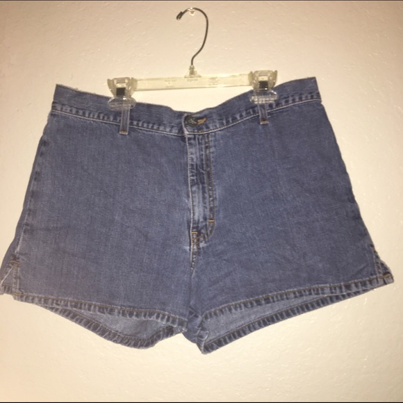 Calvin Klein High Waisted Denim Shorts