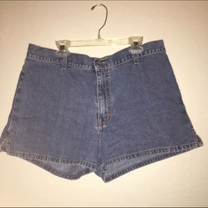 Calvin Klein High Waisted Denim Shorts