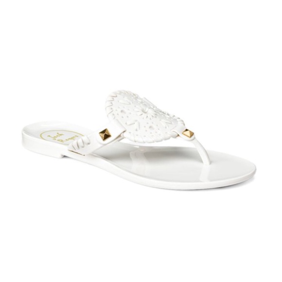 White jelly jack Rogers