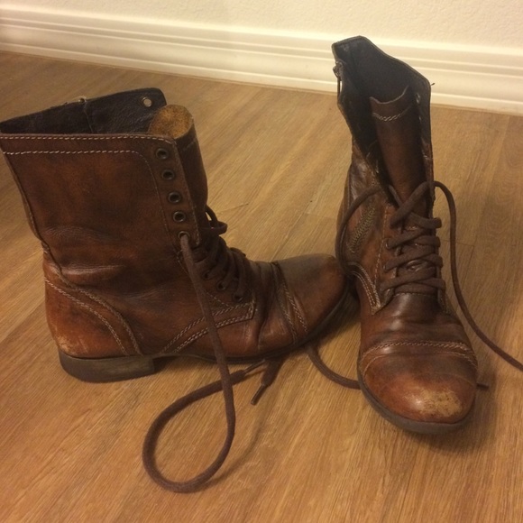 Steve Madden combat boots